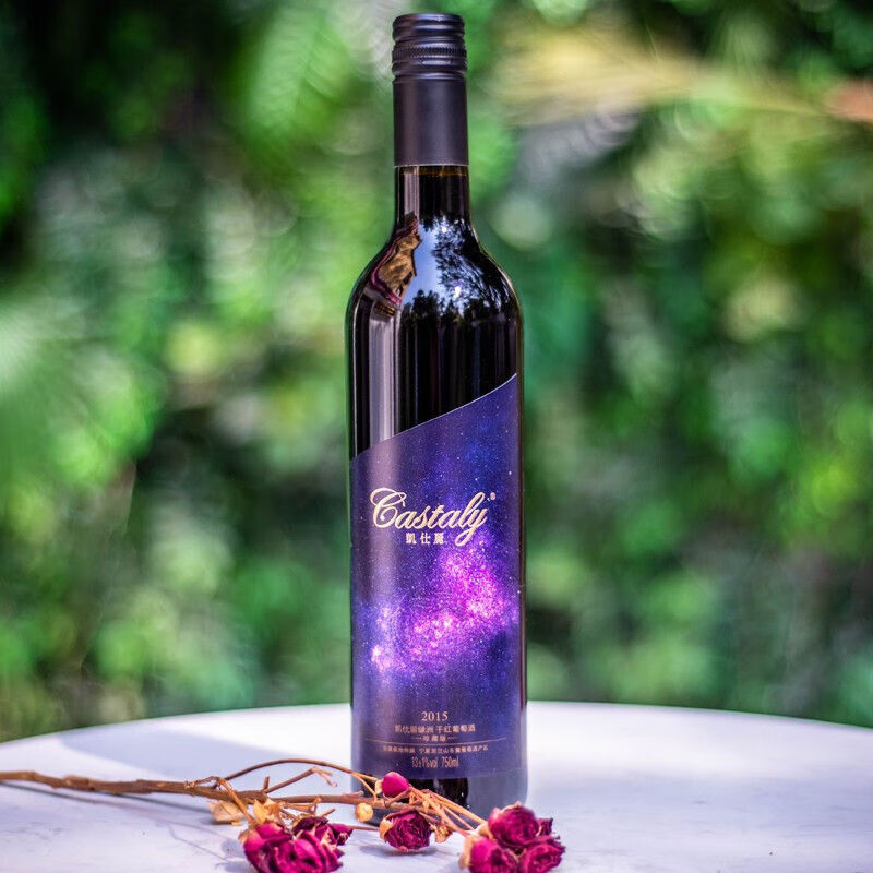 凯仕丽绿洲珍藏2015干型葡萄酒赤霞珠红酒贺兰山东麓宁夏佳酿新年送礼 750ml*2瓶