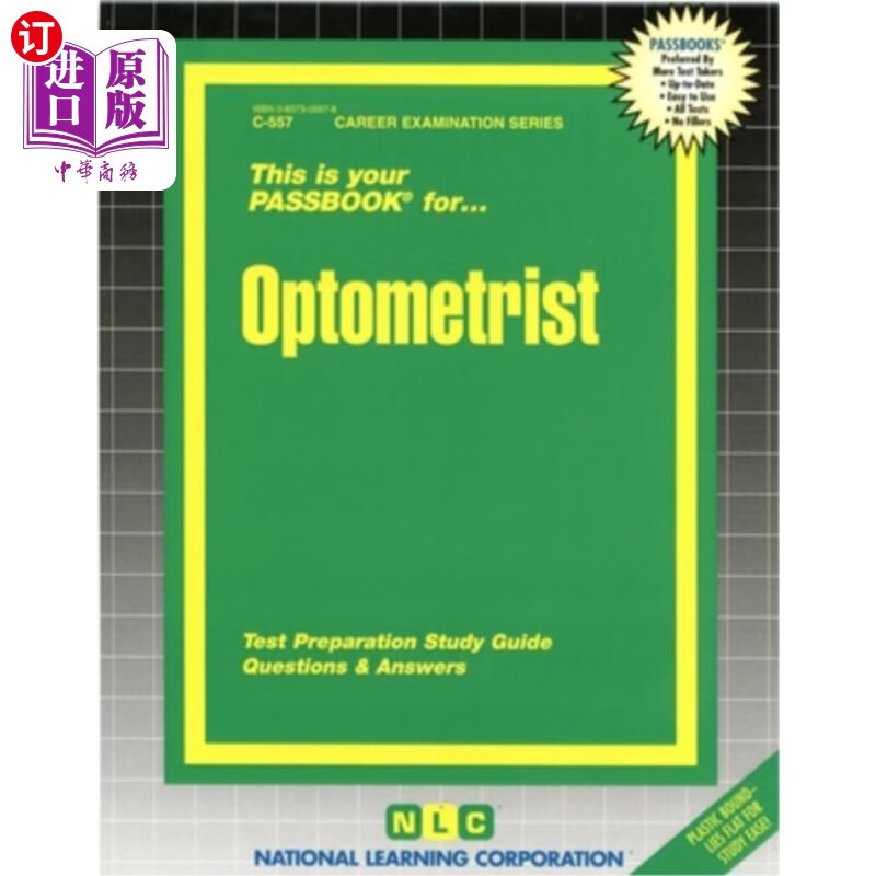 海外直订optometrist: passbooks study guide 验光师:存折学习指南