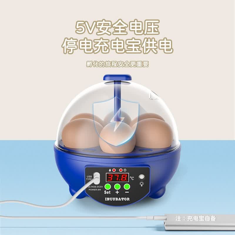 一望 孵化器自动智能孵化机小型迷你家用孵蛋器鸡鸭鹅孵化箱教育启蒙 【教育启蒙】4枚USB全自动孵化器属于什么档次？