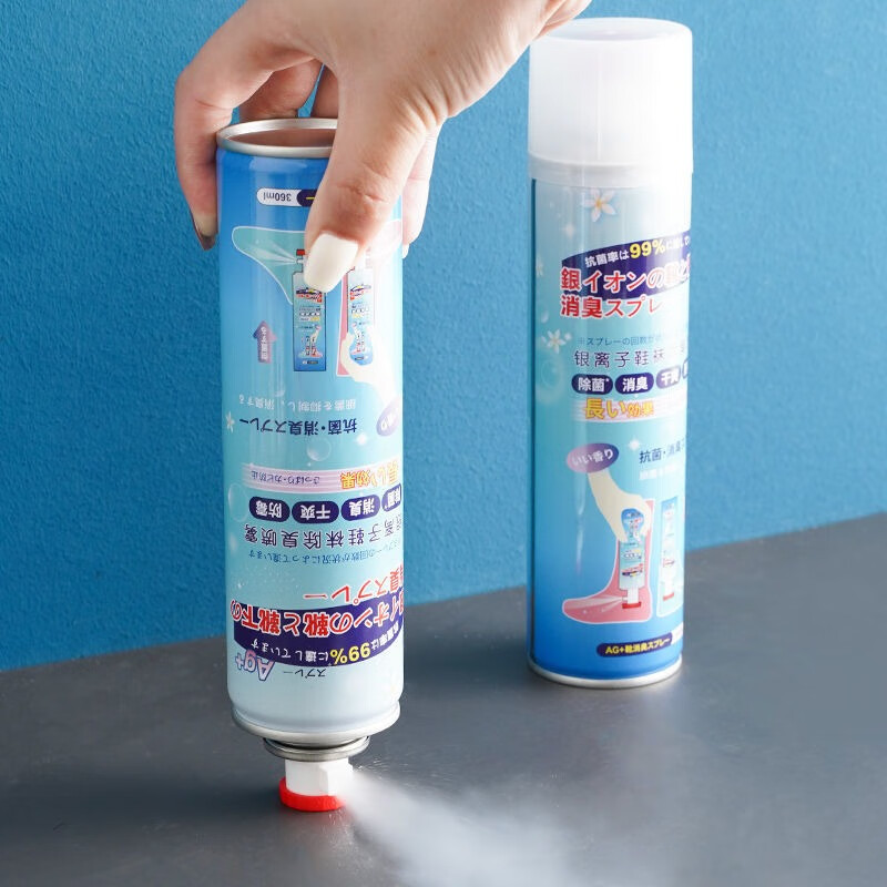 杜尔.德澳(DUER.DEAO)除臭喷雾剂鞋子除臭剂清新鞋袜杀菌防臭脚除菌球鞋鞋柜去异味 大容里360ML【 3瓶】