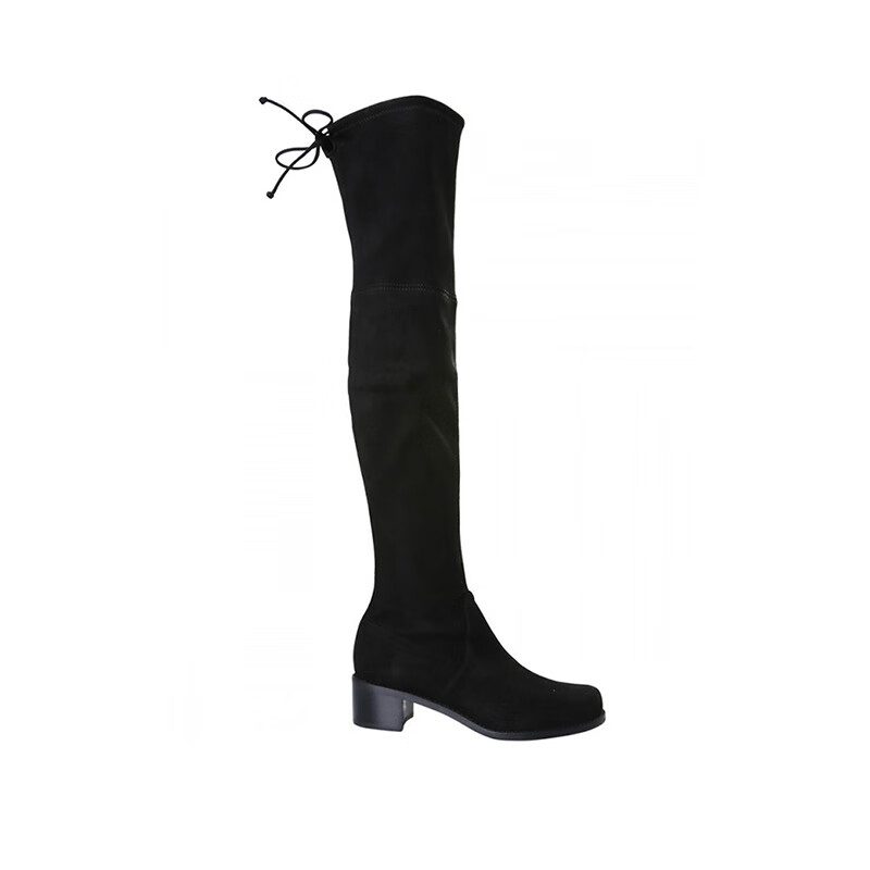stuart weitzman 女鞋 sw靴子 高跟过膝系带长筒靴 midlands6568blk