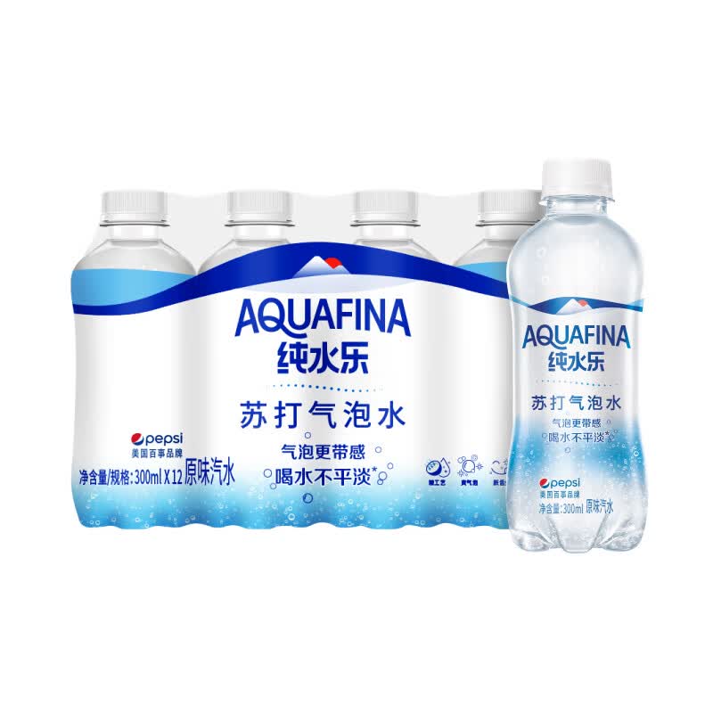 百事可乐纯水乐 AQUAFINA 纯水乐苏打气泡水（汽水）300ml *12瓶使用感如何?