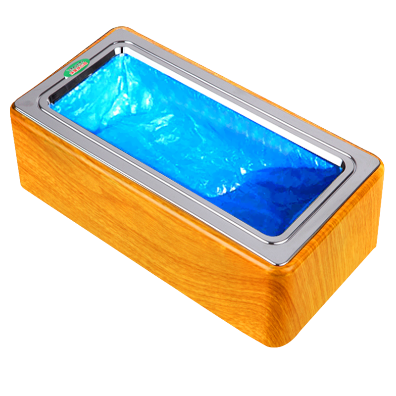 阿斯卡利鞋套机一次性鞋套家用全自动办公用脚套机套鞋机 A款:经典款金色配200只鞋套