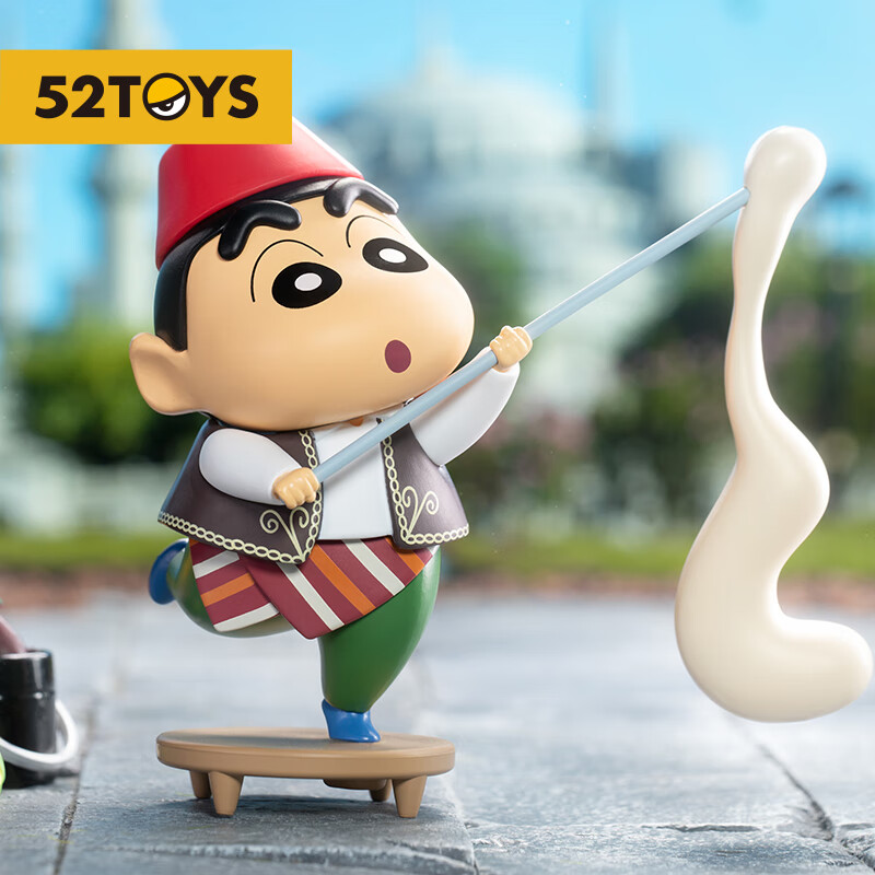 【52TOYS】蜡笔小新环游世界3盲盒袋鼠企鹅潮玩手办动漫周边可爱公仔玩具生日礼物桌面摆件单只盲盒(随机发)主图6