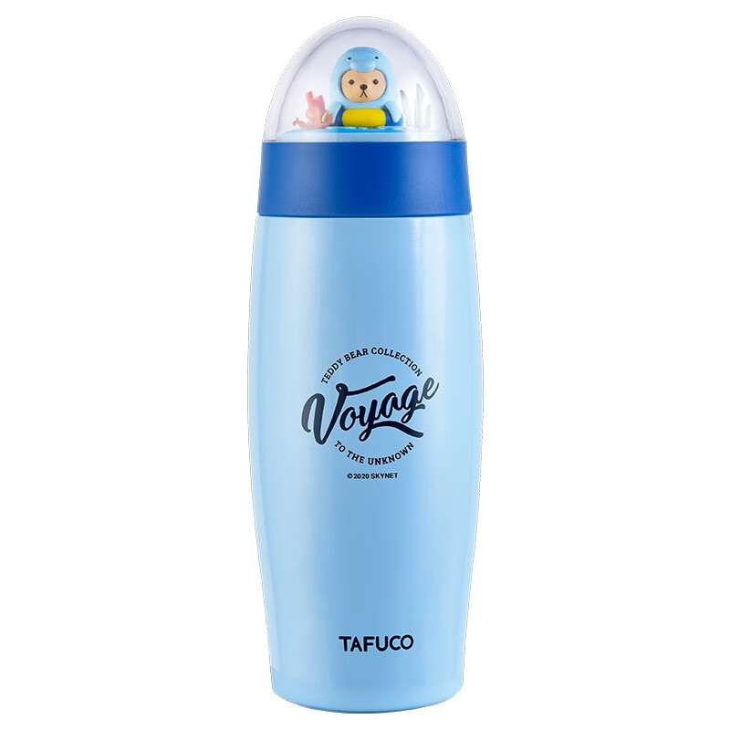 泰福高316不锈钢保温杯 泰迪珍藏景观杯可爱少女杯子便携网红随手杯