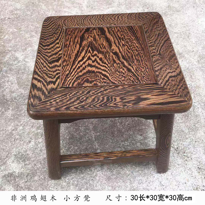 子木雅居鼓凳实木家用中式客厅沙发茶几矮凳鼓凳圆凳实木凳子花梨鸡翅