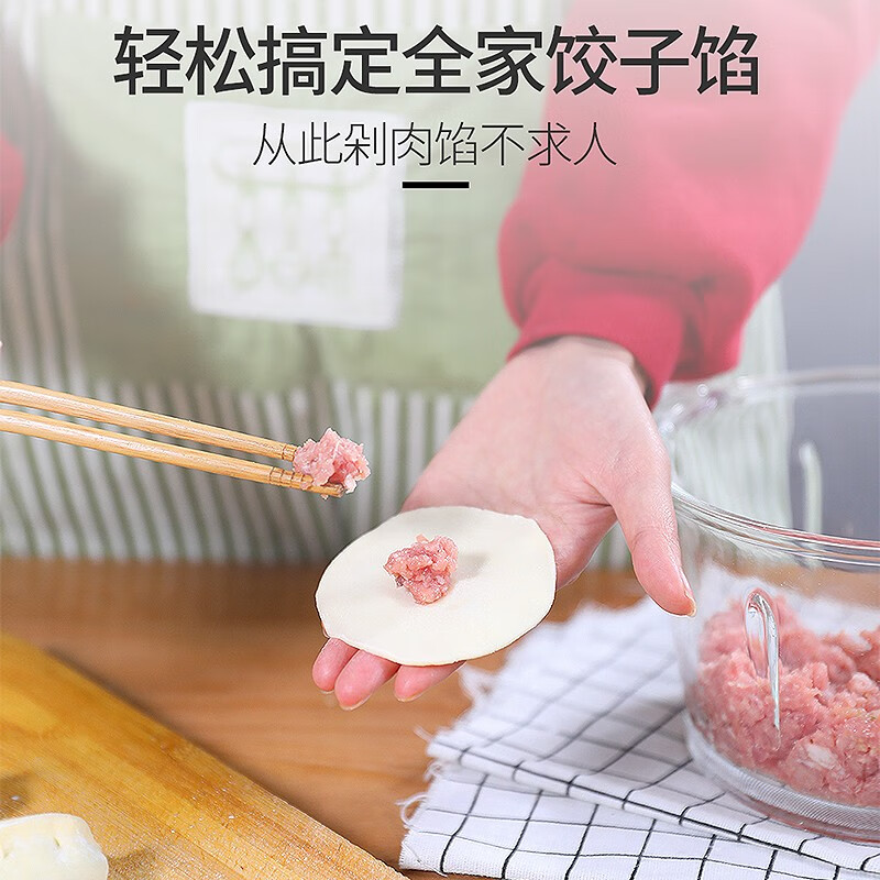 佳斯多 多功能绞肉机家用2.3L双档绞馅机电动不锈钢大容量碎肉机料理机绞馅机搅拌机PY-37932 双档-玻璃碗-单刀