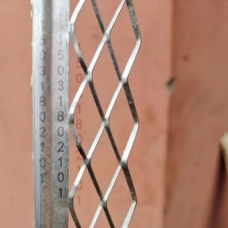 喜普定制金属楼梯踏步护角条找平抹灰阳角菱形孔3公分宽镀锌楼梯踏步