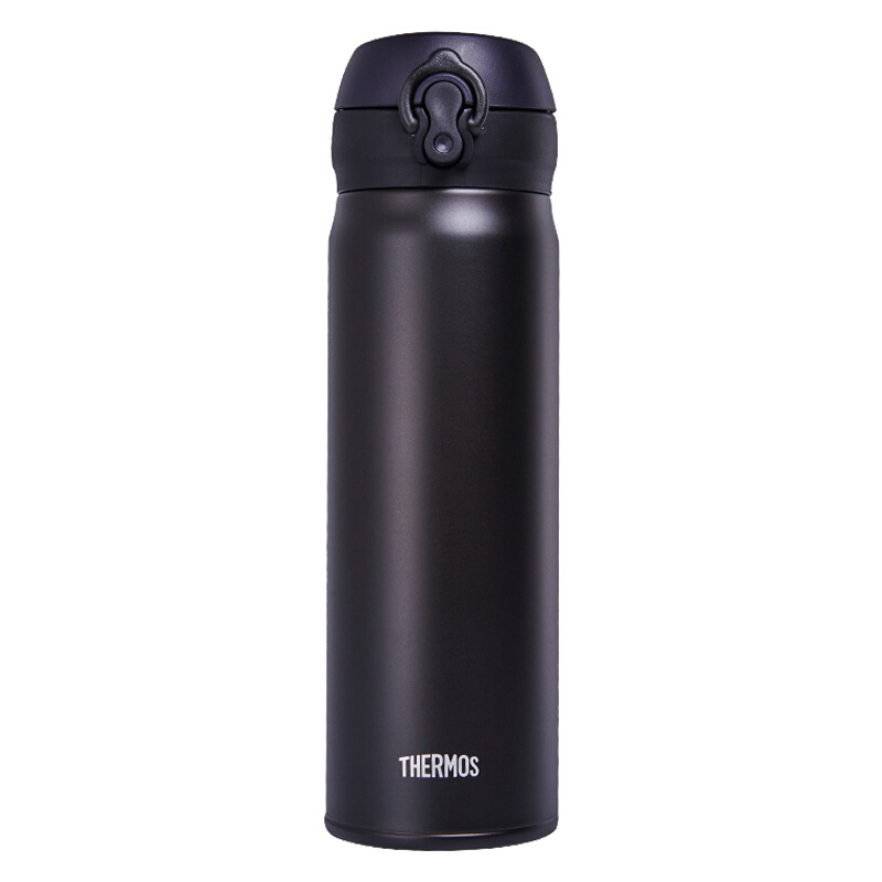 膳魔师(THERMOS) 保温杯保冷杯磨砂黑500ml 旅行便携不锈钢车载水杯学生杯子生日礼物多色可选JNL-502