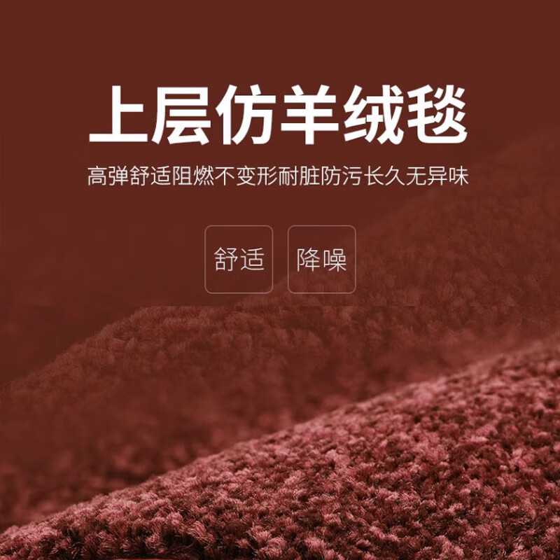 聚堂部落深蓝S07脚垫全包围包门槛原车色深蓝S7专用长安汽车用品改装内饰 双层脚垫-热浪橙+棕色仿羊绒毯
