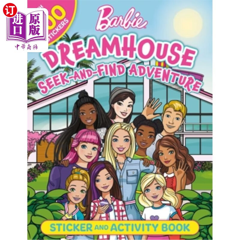 海外直订barbie dreamhouse seek-and-find adventure