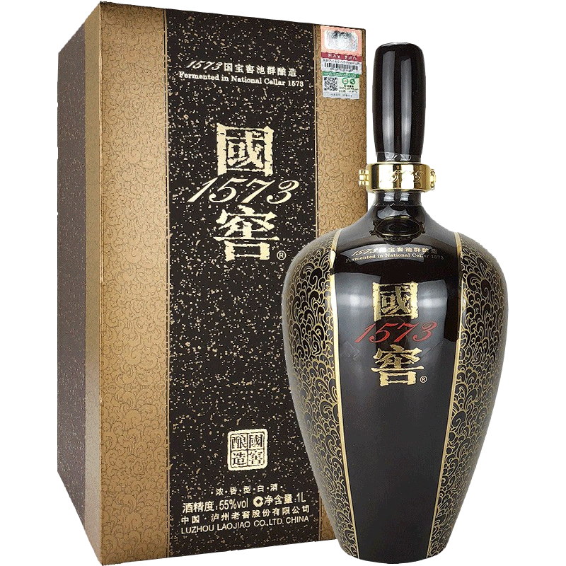 国窖1573 金榜题名 55%vol 浓香型白酒 1000ml 礼盒装