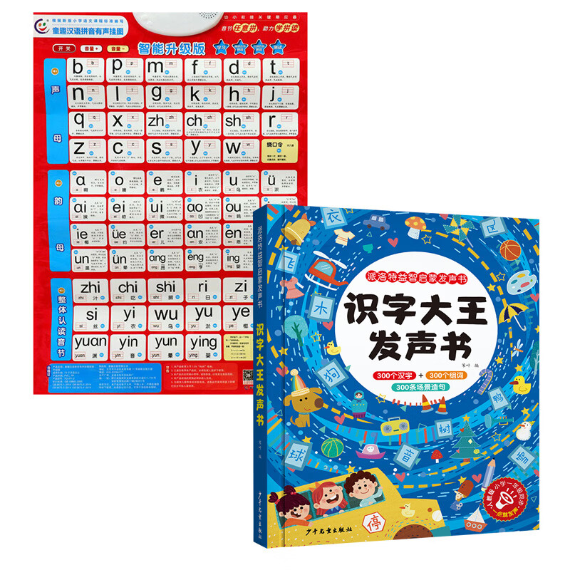 童趣汉语拼音有声挂图 智能升级版 儿童书籍 图书