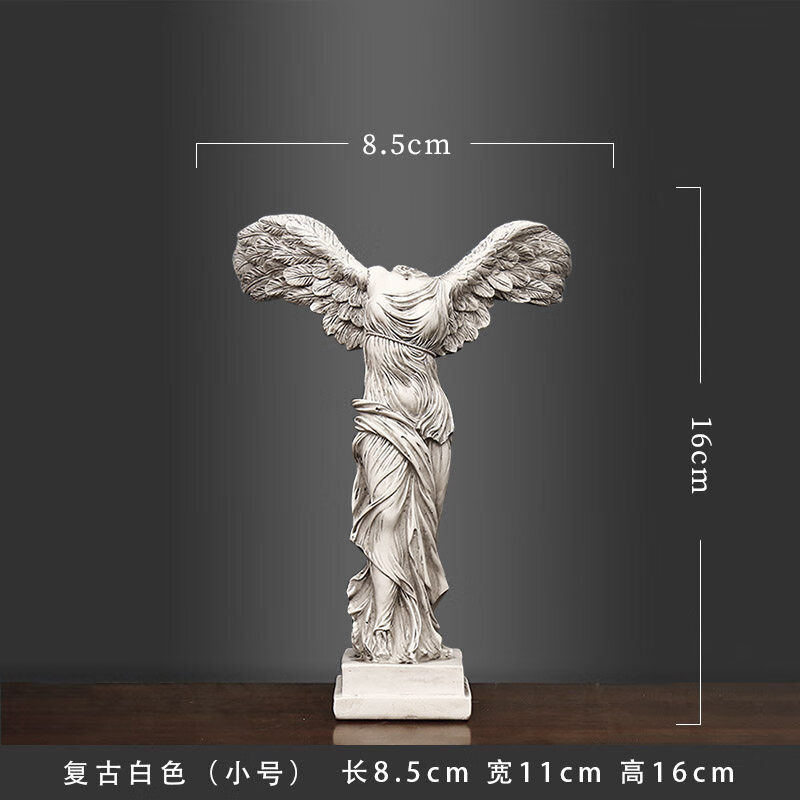 美式创意复古小摆件怀旧装饰家居客厅咖啡厅酒柜留声机模型艺术品 胜利女神