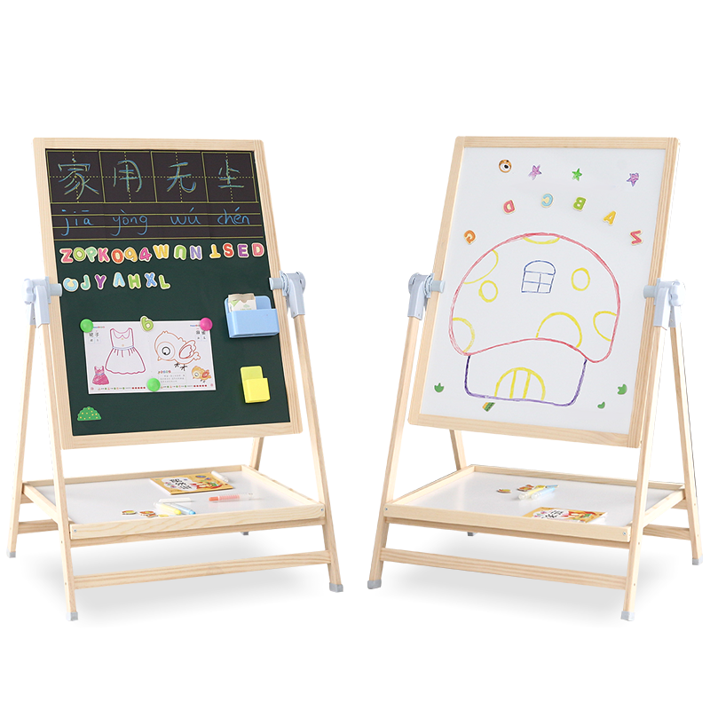 QZMTOY的巧之木实木多功能大号双面磁性升降儿童画板：价格走势、用户评测与推荐