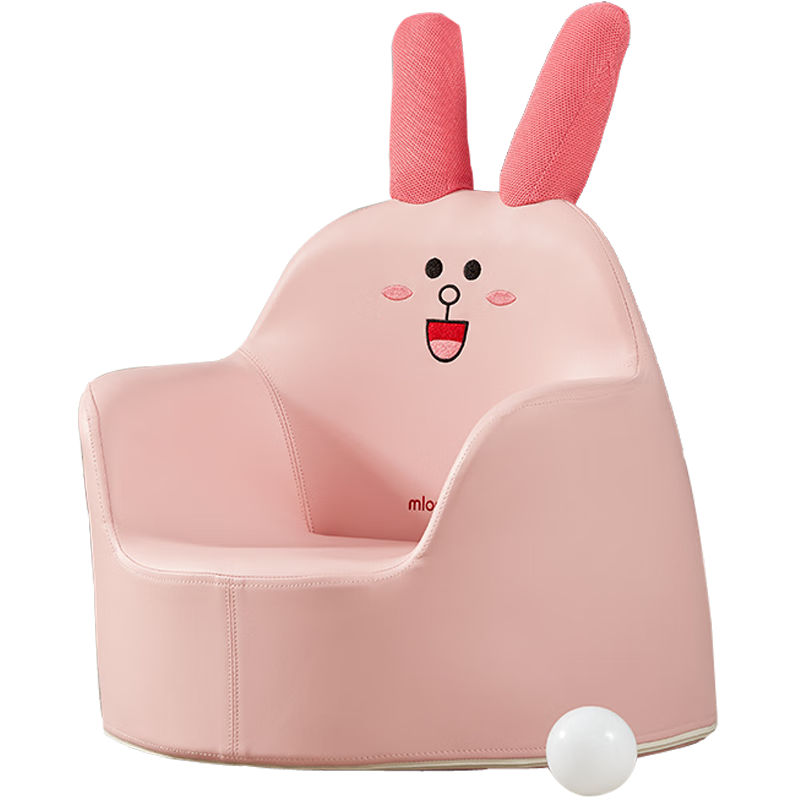 曼龍兒童沙發(fā)嬰幼兒玩具公仔椅寶寶椅雙人小沙發(fā)讀書學坐椅子卡通沙發(fā) 太空艙單人沙發(fā)-冰川銀