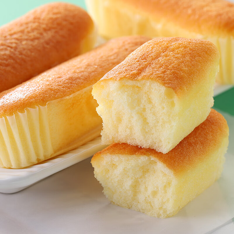 其妙 一口奶棒蛋糕整箱早餐面包办公室小零食小吃休闲食品 一口奶棒