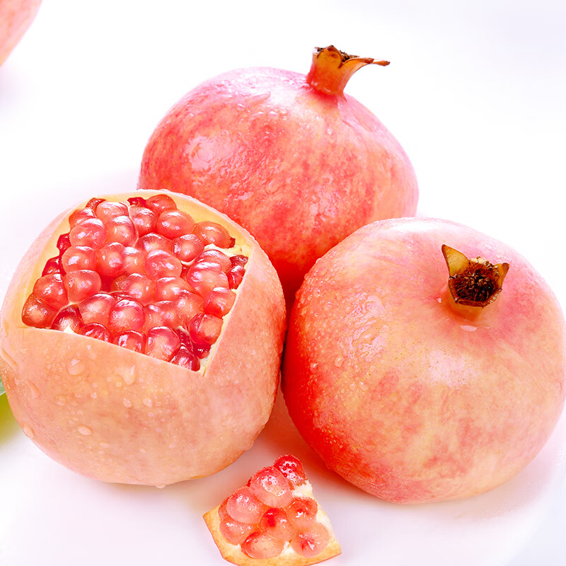 云南蒙自硬籽薄皮石榴 水果新鲜当季孕妇红皮大果时令甜石榴 精选3斤