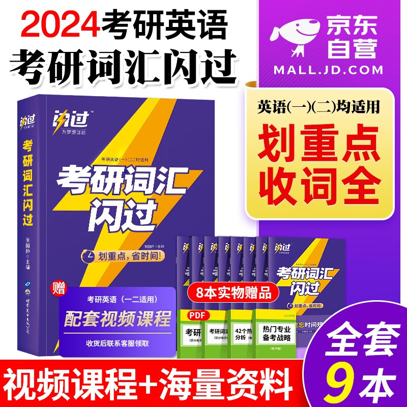 【单本】备考2025 考研词汇闪过202