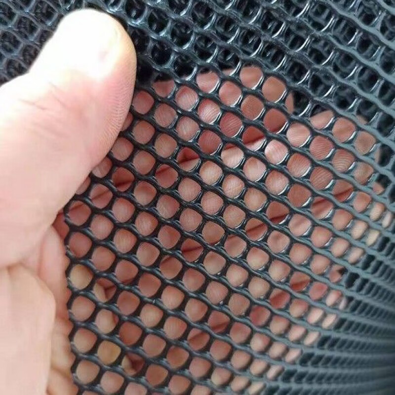 防鼠网黑色塑料网格胶网封窗封阳台防坠防护网猫咪网家用窗网防掉东西