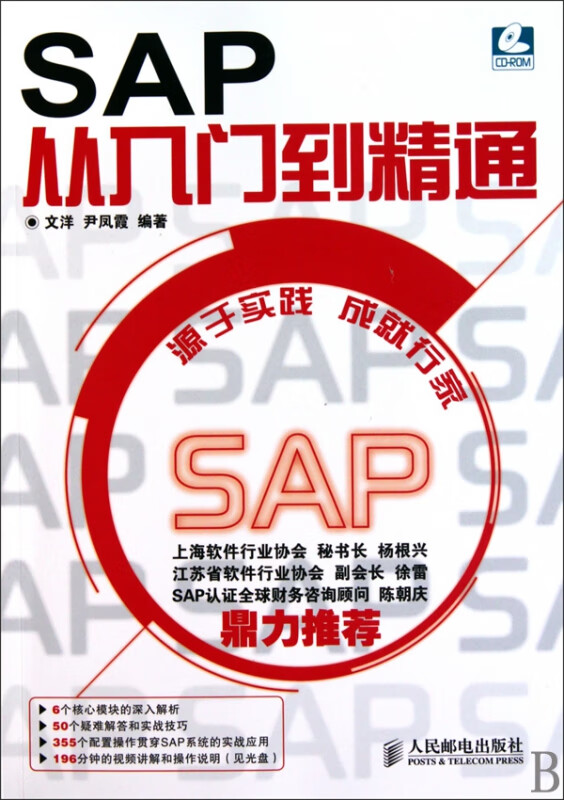 SAP从入门到精通 附盘 SAP系统项目实施与管理一本通ERP软件设计案例教程财务高效办公捷径 SAP软件初学书