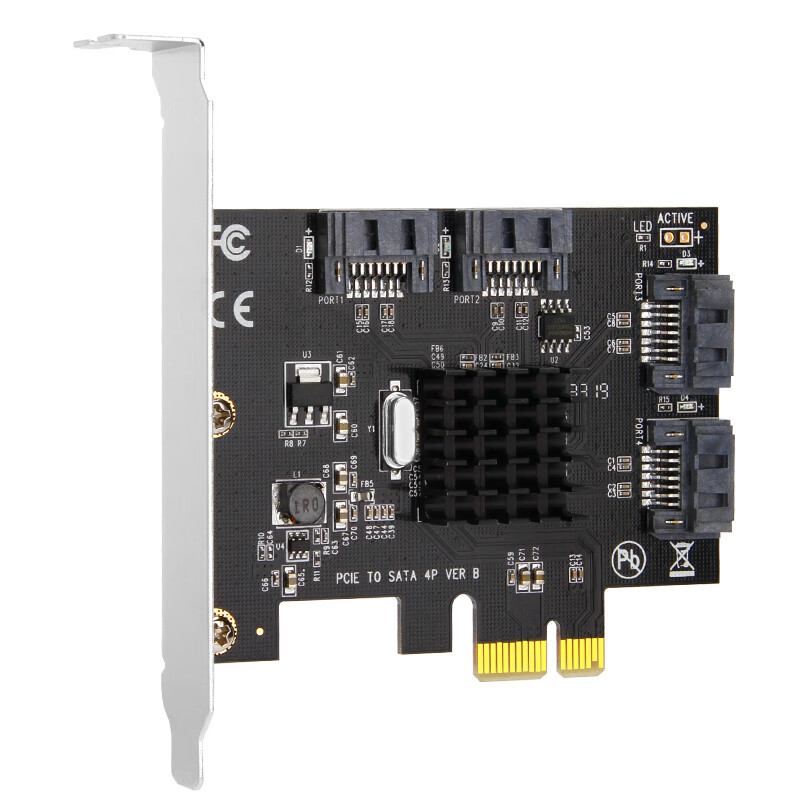 魔羯MOGE台式机PCIE转4口SATA3.0硬盘扩展卡NAS群晖硬盘卡 windows/linux免驱 系统启动 MC2691高性价比高么？