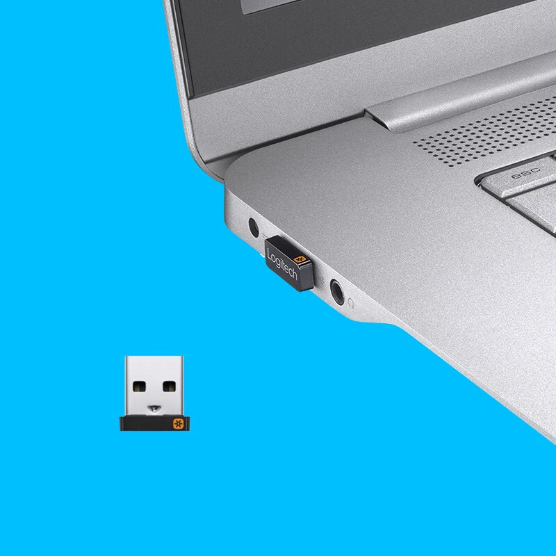 罗技（Logitech）USB优联接收器 Bolt USB稳定接收器 无线鼠标键盘接收器 优联 USB接收器
