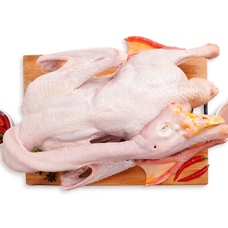 农谣 新鲜苏北散养大白鹅净重约5-6斤 土鹅鹅肉生鲜 整只装 159元