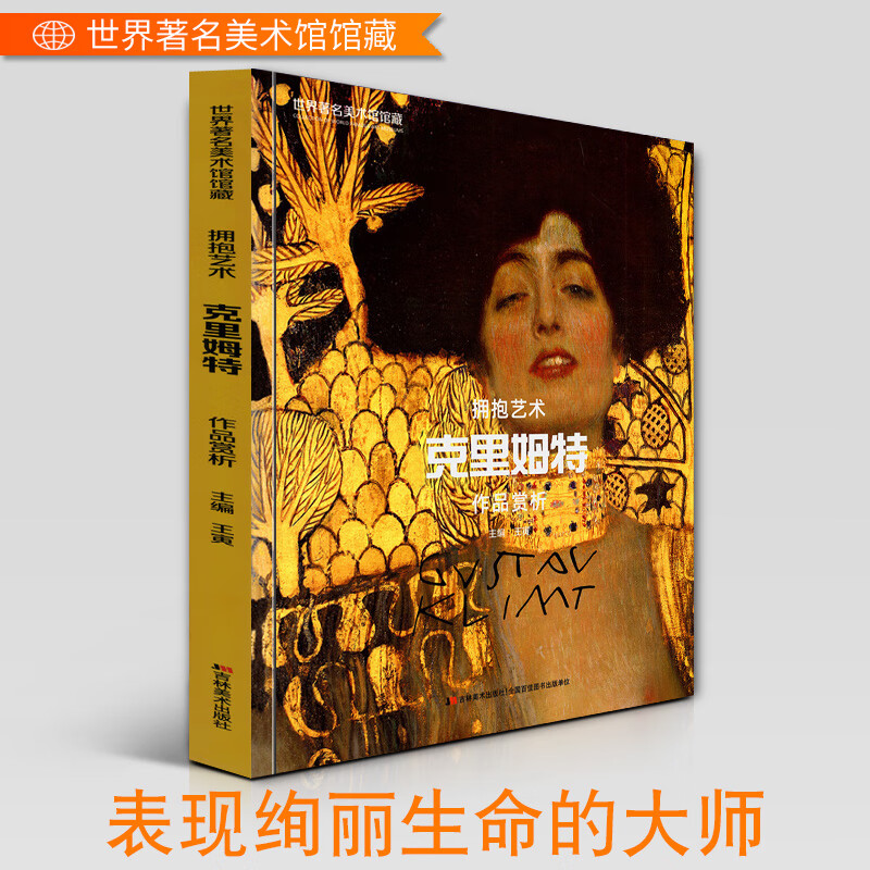 8开135页克里姆特作品赏析 世界美术馆馆藏拥抱艺术 油画水彩人物肖像