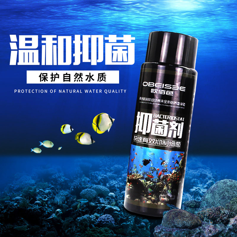 欧佰色（OBEISEE）观赏鱼用药剂水族养鱼用品 抑菌剂 250ml3瓶