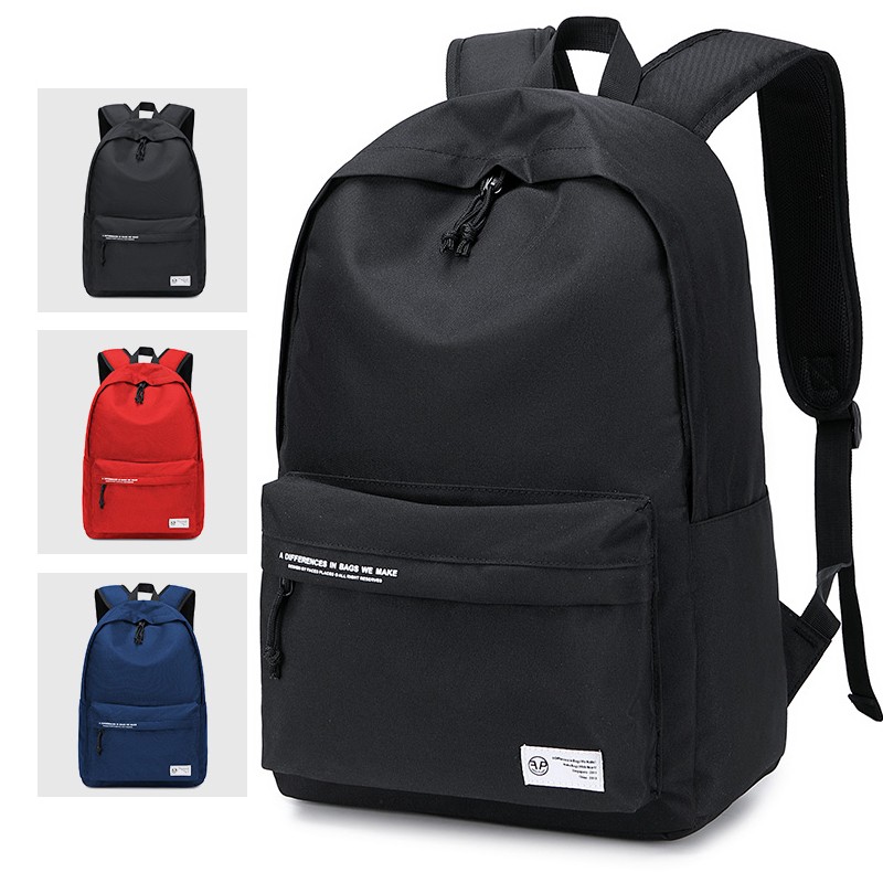 Likros书包女韩版高中生初中学生帆布双肩包大容量小学生背包男校园学院风原宿黑色 书包历史价格