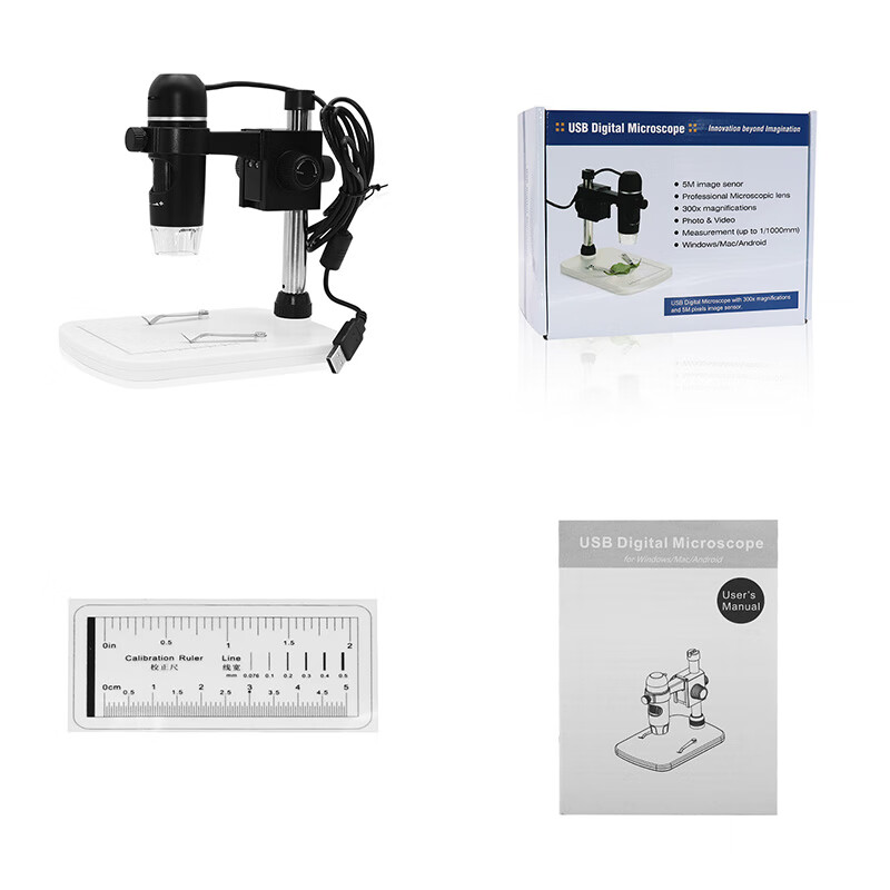 高清500万像素300倍usb数码视频 黑色