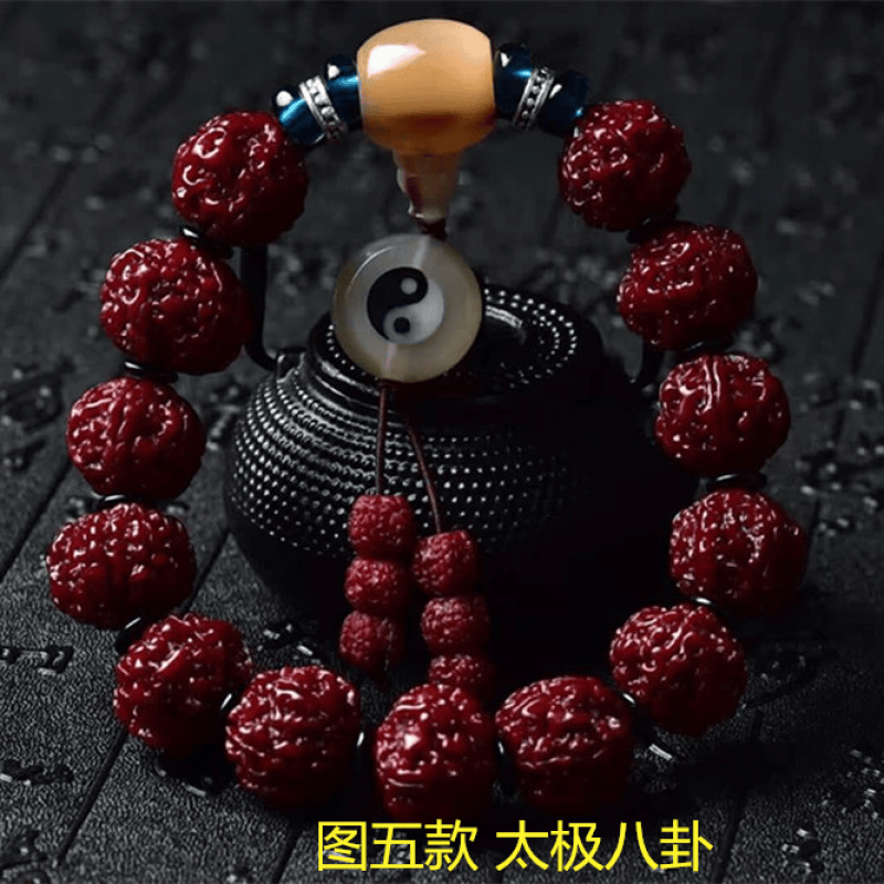 【七夕情人节】精品尼泊尔包浆玉化5瓣6瓣大金刚手链机刷包浆金刚菩提