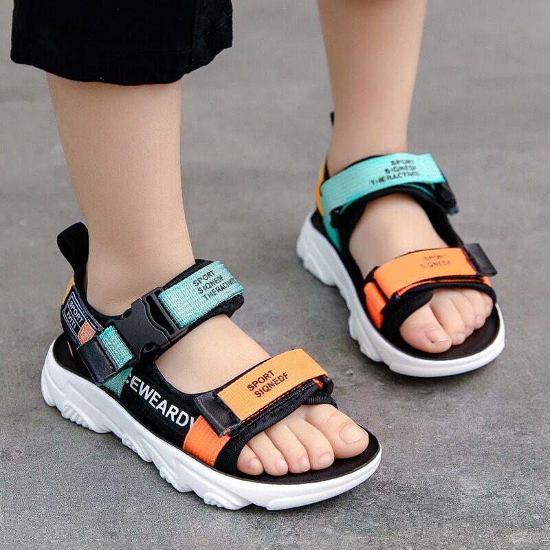 创京懿选男孩凉鞋05岁男童凉鞋2024夏季中大童潮小男孩鞋子软底宝 882