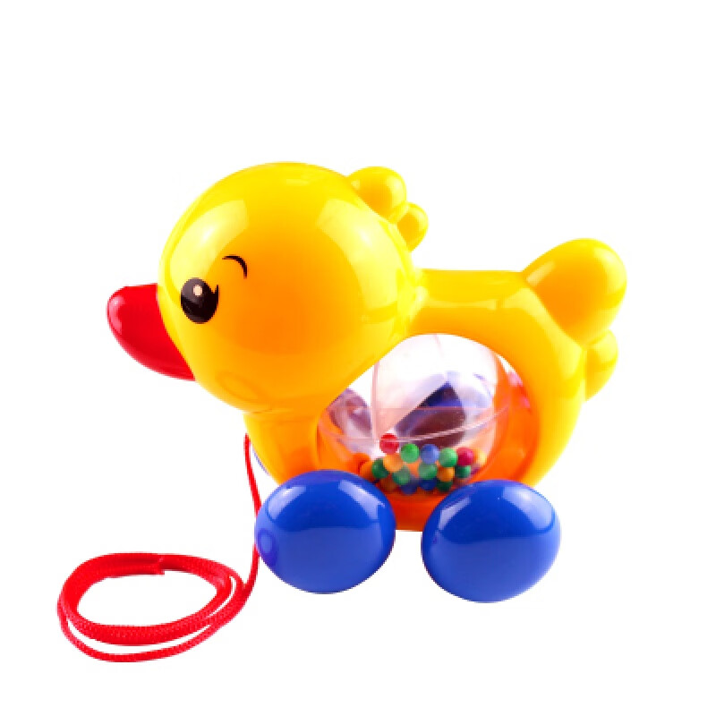 曼影(manying)宝宝学步拖拉玩具 儿童拖拉小鸭子学步车宝宝1-3岁手拉