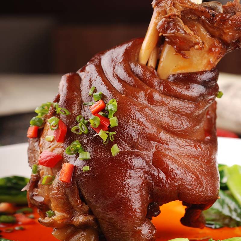 一品鸿鑫【整只2斤大肘子】猪肘子熟食五香 麻辣酱卤蹄膀卤味熟食真空