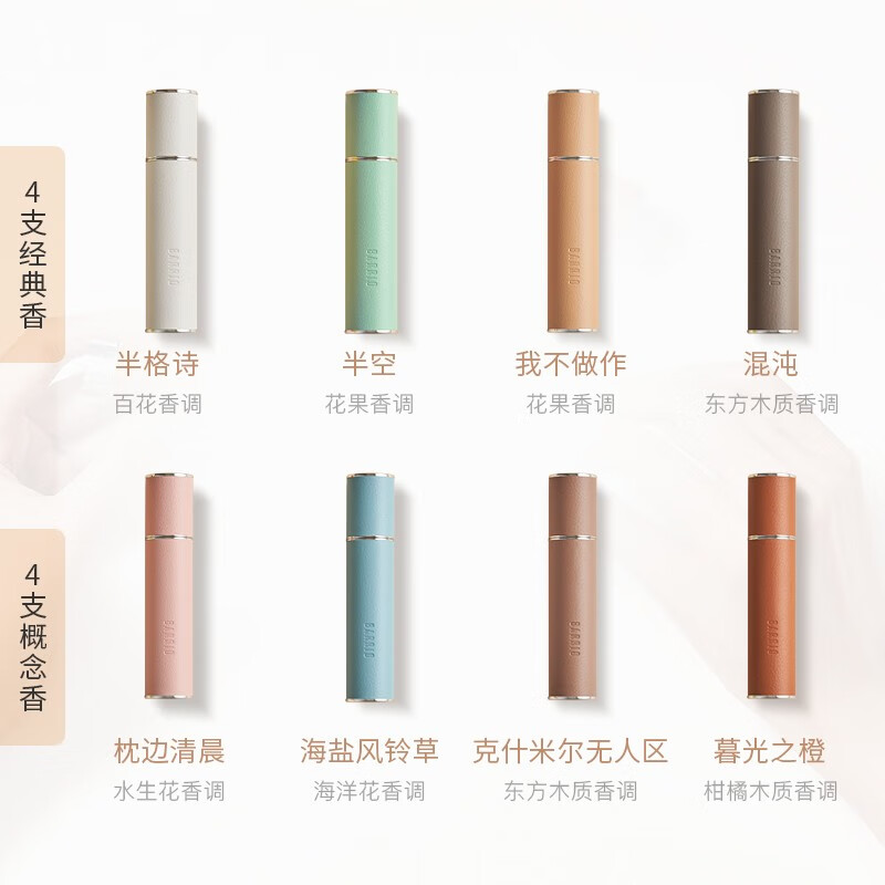 巴莉奥BARRIO小羊皮香水10ml持久淡香清新随身便携香水生日礼物女生 混沌10ml