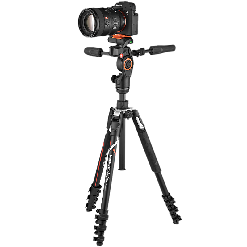 曼富圖（Manfrotto）Befree Live Advanced 索尼α相機版 鋁合金反折式四節三腳架三維云臺套裝 承重6kg