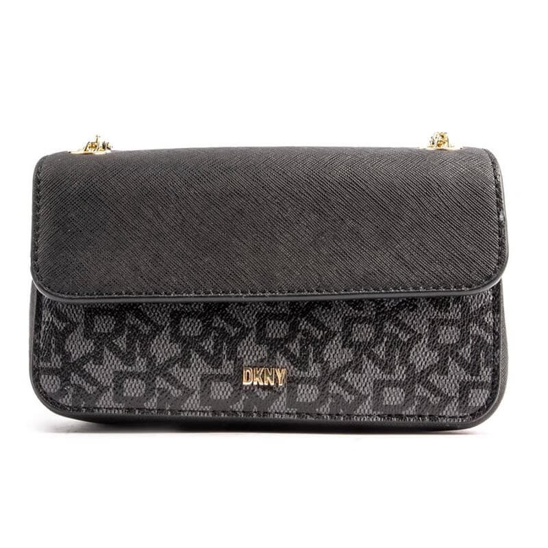 唐可娜儿(dkny)女士斜跨手提包学院风 black onesize