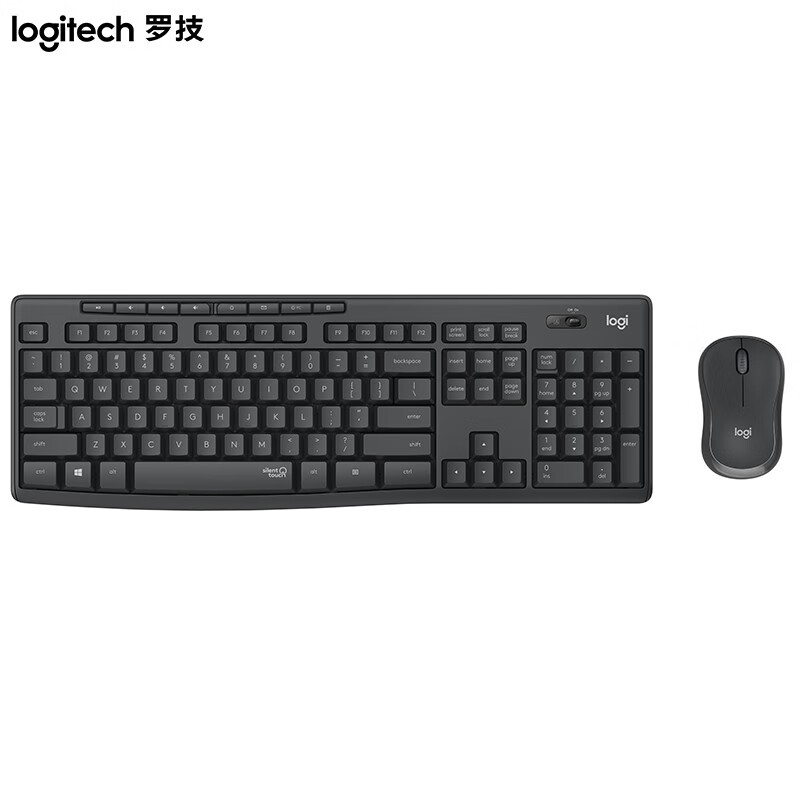 罗技（Logitech） MK295 无线安静键鼠套装 商务办公键鼠套装 全尺寸带无线2.4G接收器 黑色怎么看?
