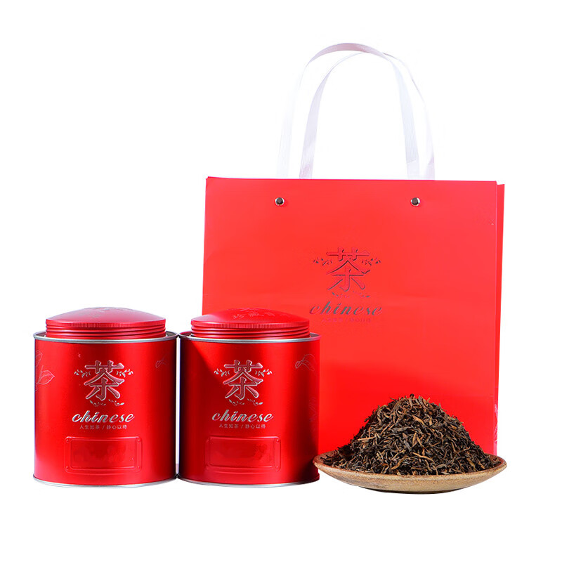 皇茅古树茶皇宫廷金芽熟茶散茶500g散装陈年老茶浓香型茶叶