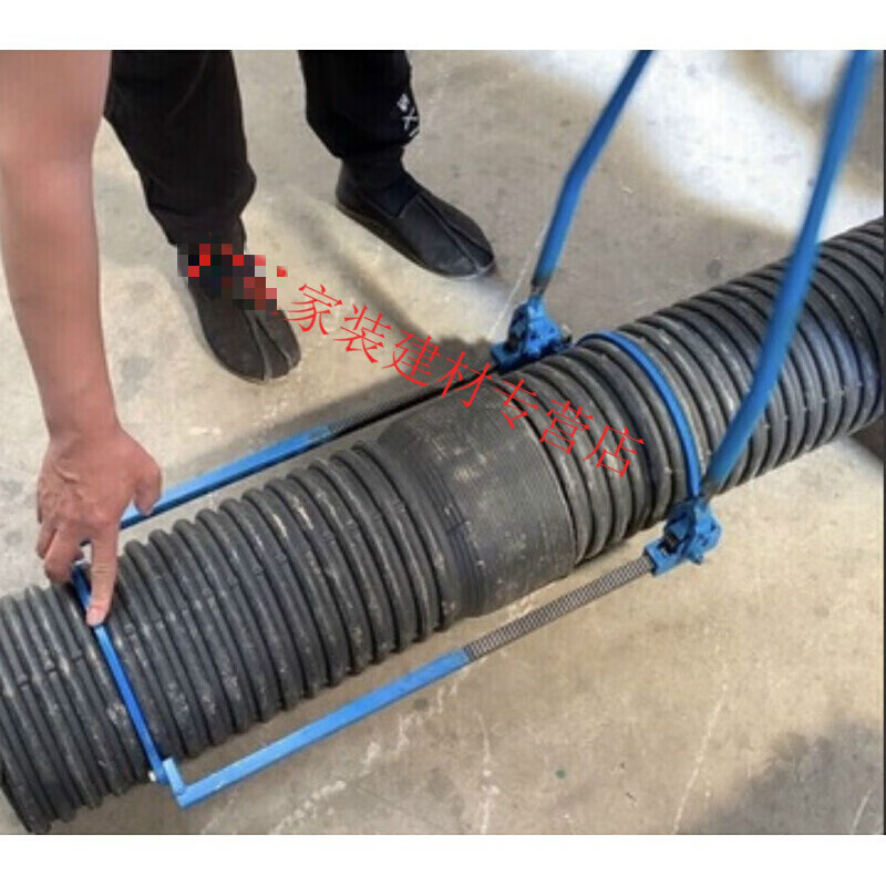 哩也波哩也波纹管拉紧器hdpe双壁波纹管安装拉紧器工具套管通用型连接