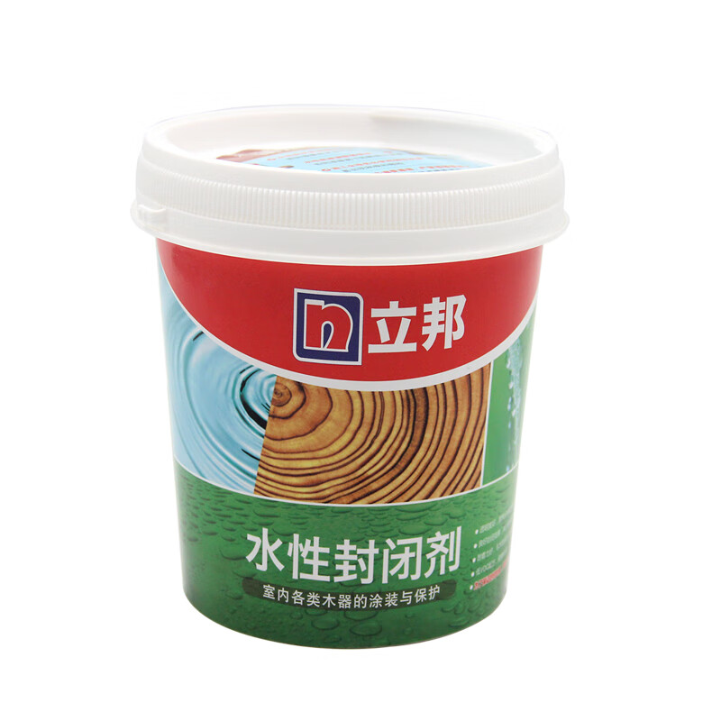 立邦木器板材封闭剂油性水性水凝防尘防潮防开裂变形3kg 水性水凝封闭