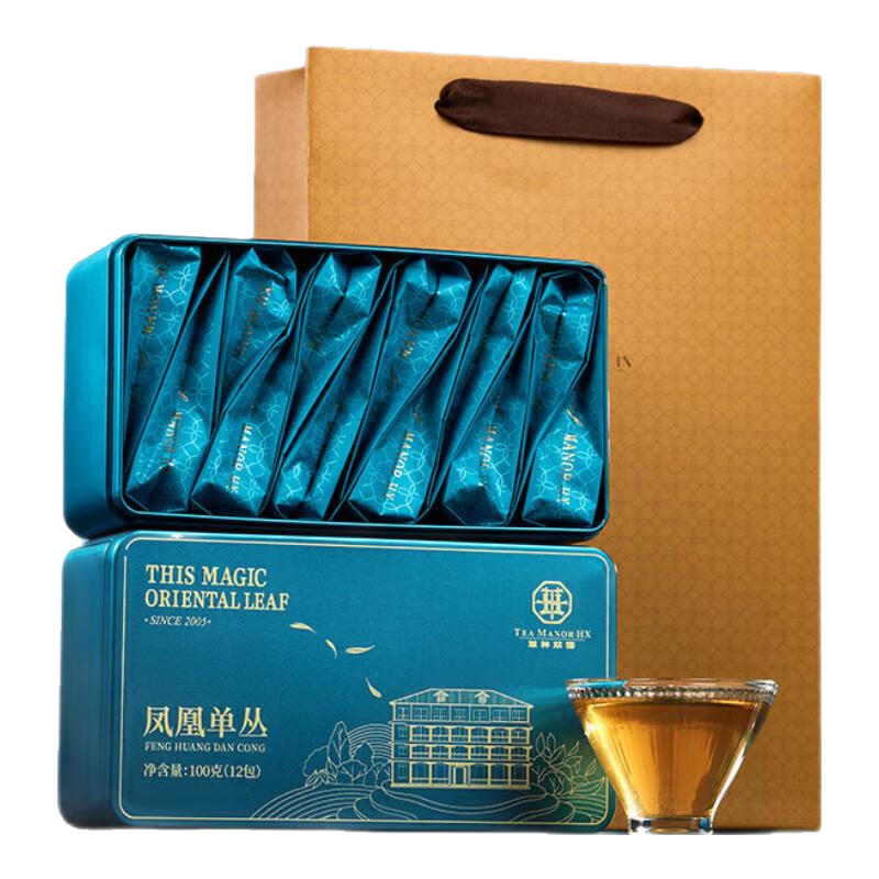 華祥苑茶葉自己喝烏龍茶鳳凰單樅特級蜜蘭香潮州單叢茶 禮物 100g*2盒