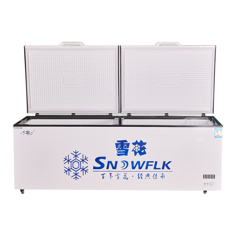 【送货入户】雪花（SNOWFLK）商用卧式冰柜大容量冷冻柜保温柜家用 1688冷冻柜