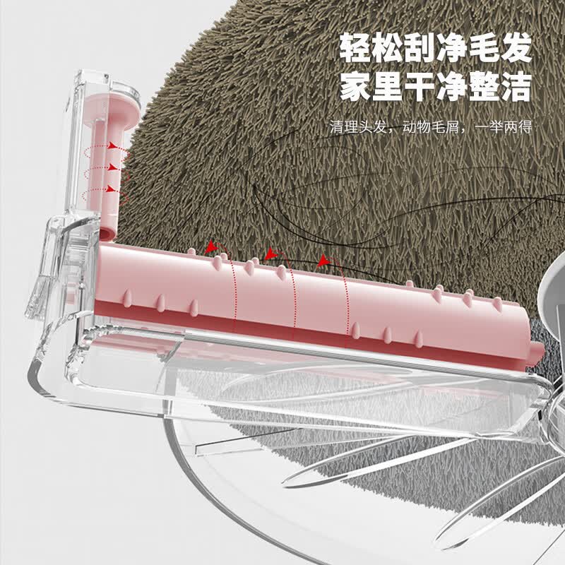 鸿迪旋转拖把家用免手洗拖布拖把桶套装懒人墩布桶脏清分离拖地神器 悬浮桶+不锈钢杆+2拖布