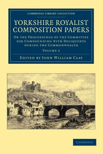 预订 yorkshire royalist composition papers