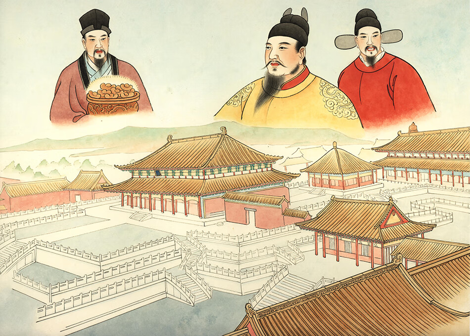故宫探秘：文财神跺脚动京城（双语 彩绘）详情图