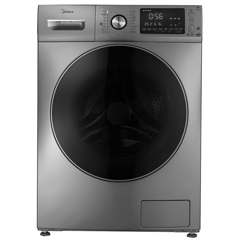美的（Midea） 直驱变频节能大屏滚筒洗衣机全自动 10kg公斤大容量巴赫银 MG100-1463DY（线下同款）