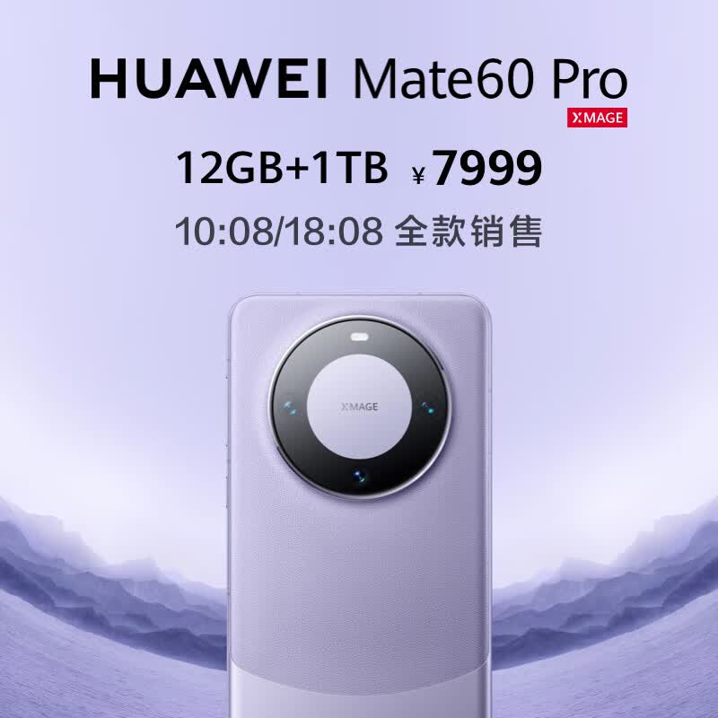 华为（HUAWEI）旗舰手机 Mate 60 Pro 12GB+1TB 南糯紫怎么看?